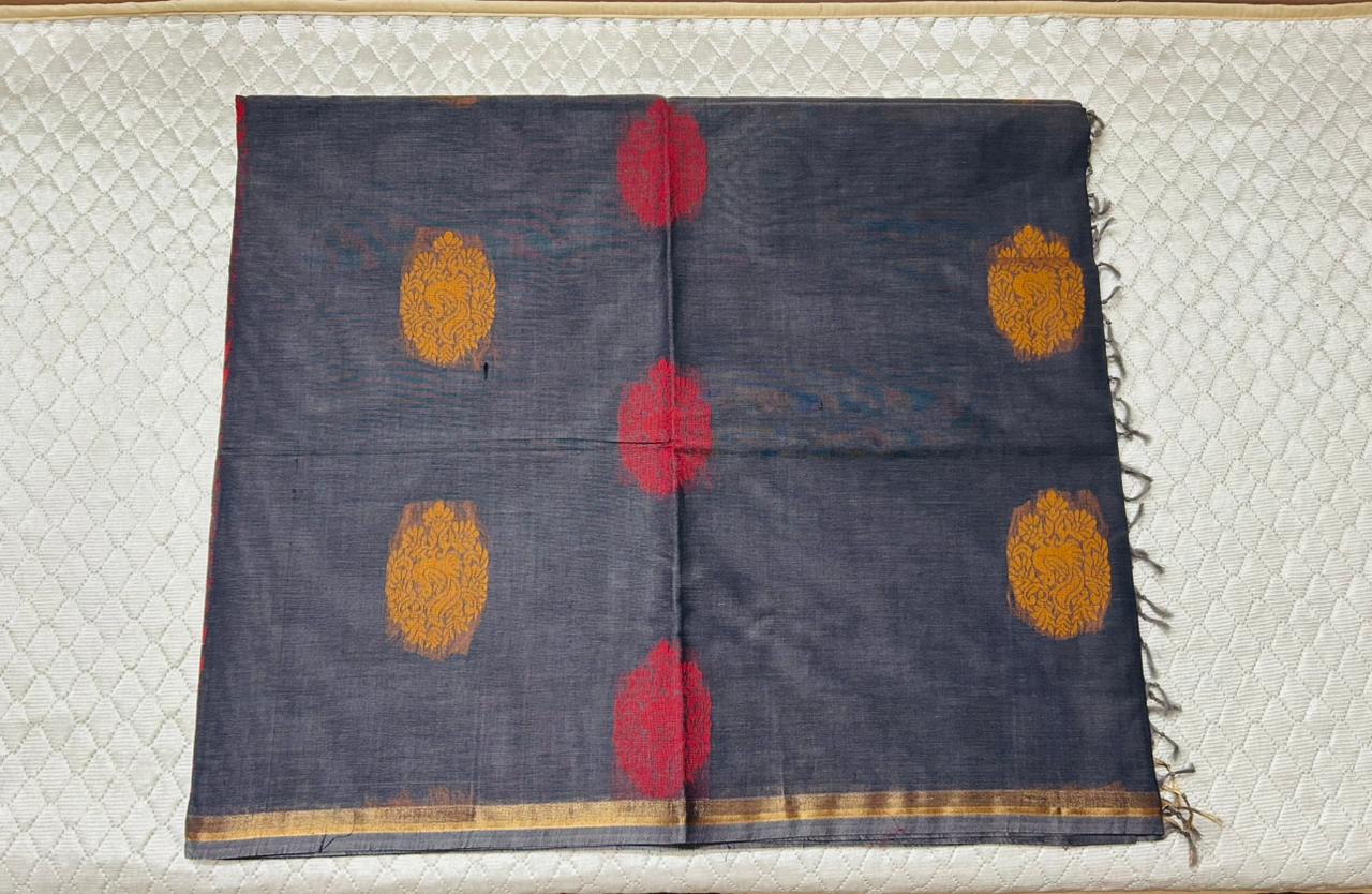Cotton Silk Saree - Image 3