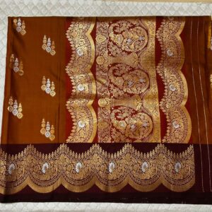 Soft Silk Saree – Classic Temple Border Elegance